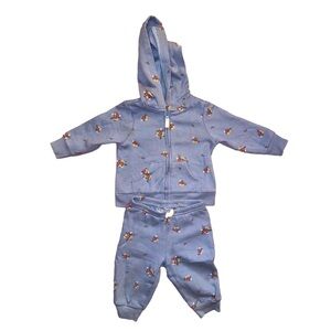 Carter’s Baby Girl Floral Sweat Set (6M)